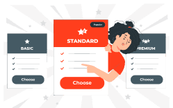 Compare pricing illustration