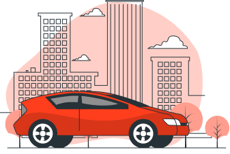 Rent my car illustration
