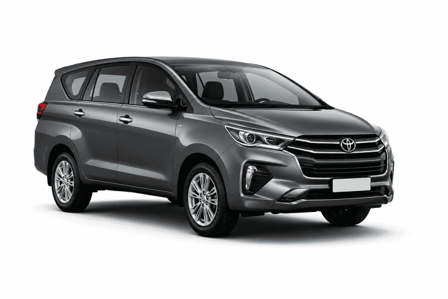 White Innova Crysta car