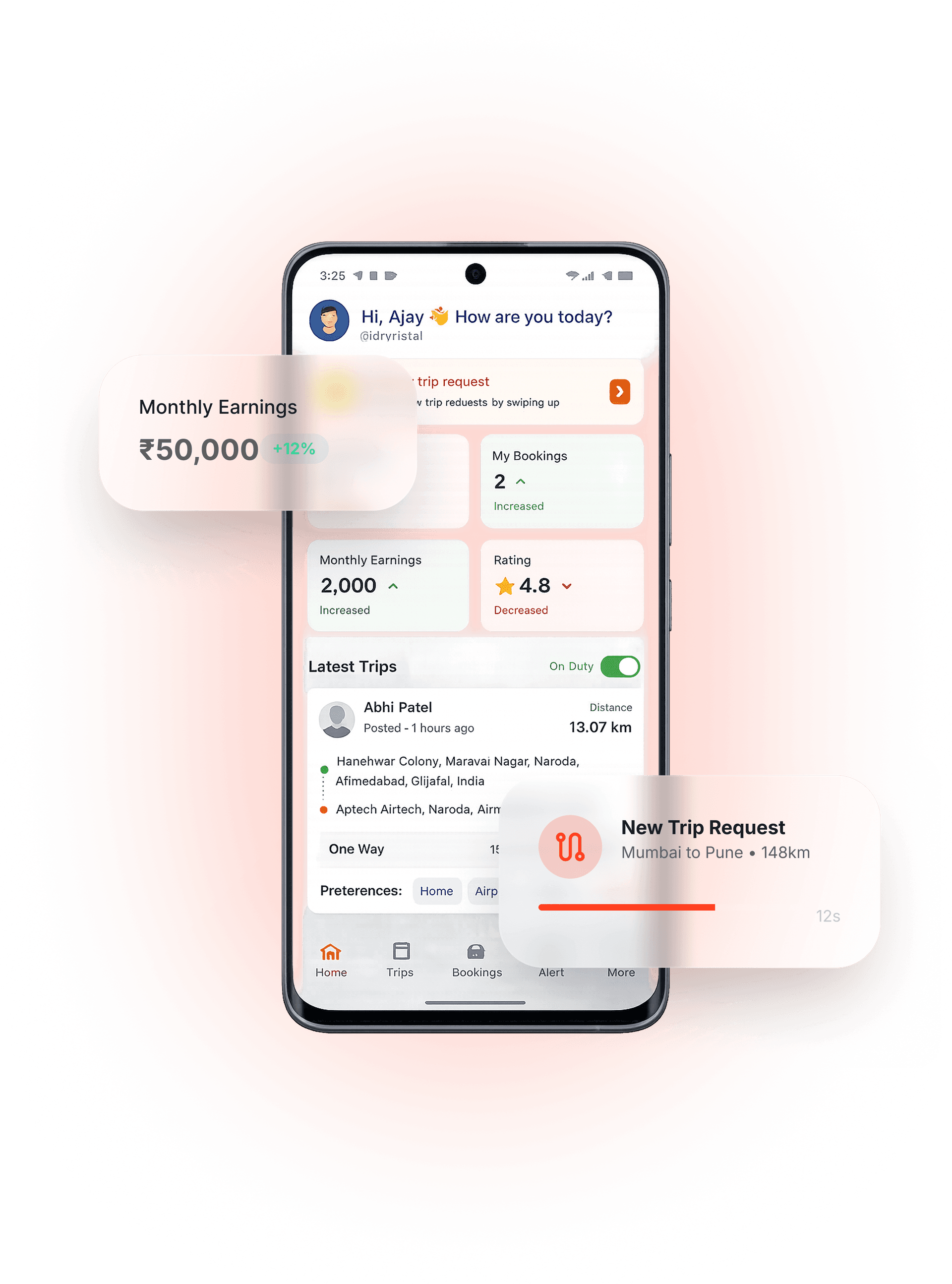 AAVORide Partner Mobile App Showcase